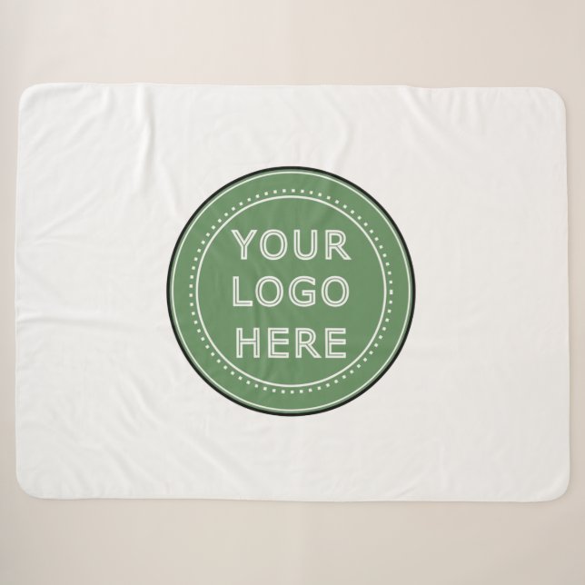 personalised Modern, Minimalist, & Elegant  Sherpa Blanket (Front (Horizontal))