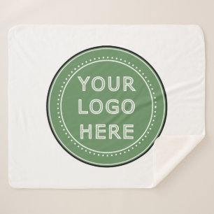 personalised Modern, Minimalist, & Elegant  Sherpa Blanket
