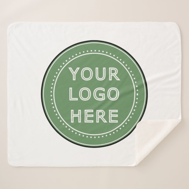 personalised Modern, Minimalist, & Elegant  Sherpa Blanket (Front (Horizontal))