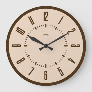 Personalised Modern Minimalist Large Clock