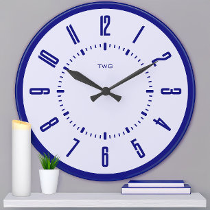Personalised Modern Minimalist Large Clock