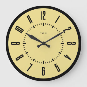 Personalised Modern Minimalist Large Clock