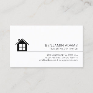 Personalised Modern Minimalist Professional Business Card