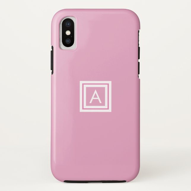 Personalised Modern Monogram Case-Mate iPhone Case (Back)