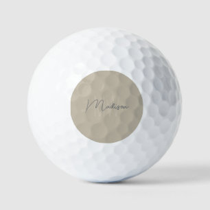 Personalised Modern Monogram Golf Balls