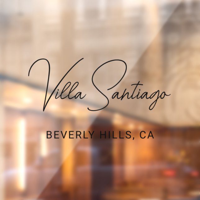 Personalised Modern Name of Home Residence (Sheet 2)