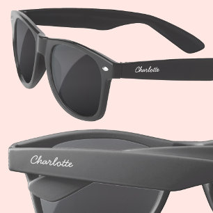 Personalised Modern Script Name Sunglasses