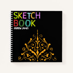 Personalised Modern sophisticate Sketch Book