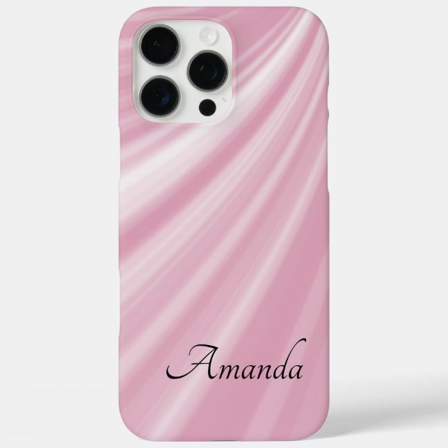 Personalised Modern Stylish Paste Pale Rose Pink Case-Mate iPhone Case (Back)