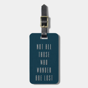 Personalised Modern Template Bag Tag