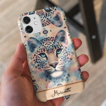 Personalised Modern Tiger-themed Phone Case