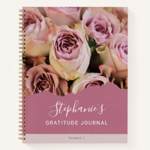 Personalised Modern Torn Photo Gratitude Journal