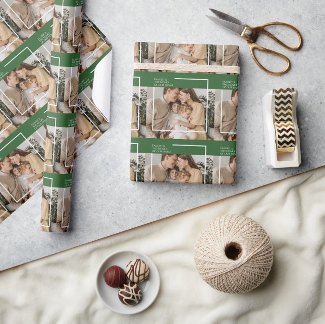 Personalised Modern Wrapping Paper with Photo (Crafts)