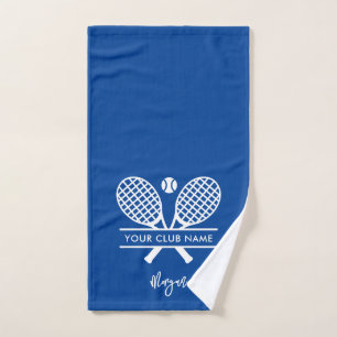 Personalised Mogogram Tennis Club Name Team Coach Hand Towel
