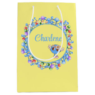 Personalised Molecules Particles Peace Atom Medium Gift Bag