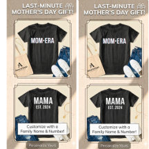 Personalised MOM ERA Shirt Custom Mother's Day Gif