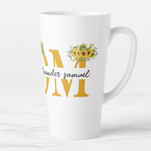Personalised MOM Latte Mug with children's names