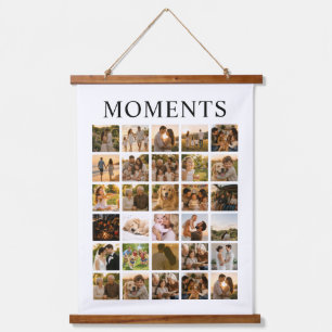 Personalised Moments Photo Collage Hanging Tapestry