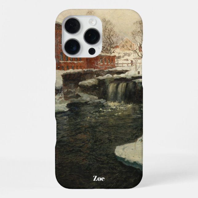 Personalised Monet Landscape iPhone Case (Back)