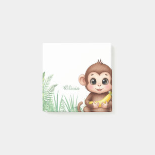 Personalised Monkey Safari Sticky Notes
