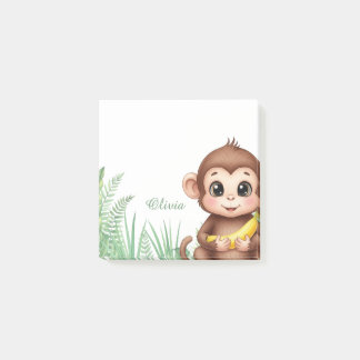 Personalised Monkey Safari Sticky Notes