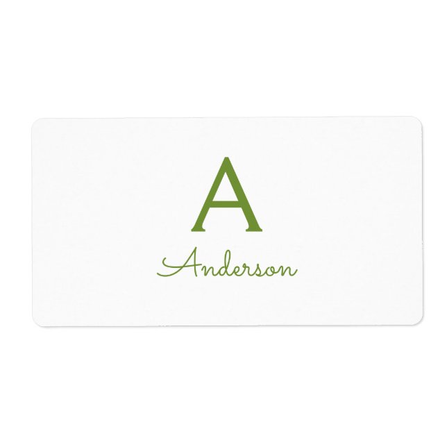 Personalised Monogram  (Front)