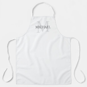 Personalised Monogram and Name Apron