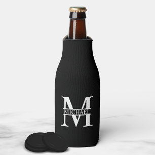 Personalised Monogram and Name Bottle Cooler