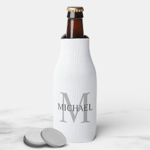 Personalised Monogram and Name Bottle Cooler
