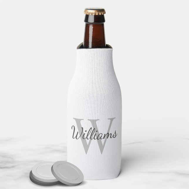 Personalised Monogram and Name Bottle Cooler (Creator Uploaded)