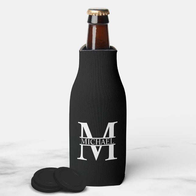 Personalised Monogram and Name Bottle Cooler (Creator Uploaded)