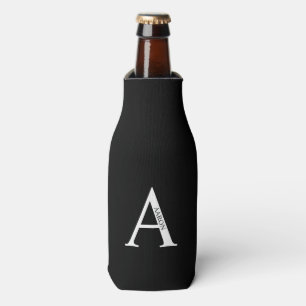 Personalised Monogram and Name Bottle Cooler