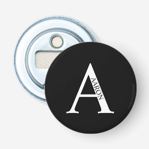 Personalised Monogram and Name Bottle Opener