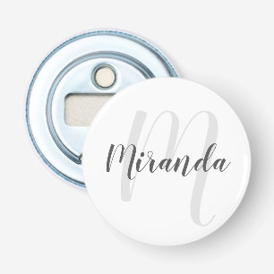 Personalised Monogram and Name Bottle Opener