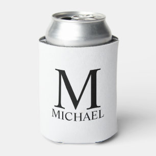 Personalised Monogram and Name Can Cooler