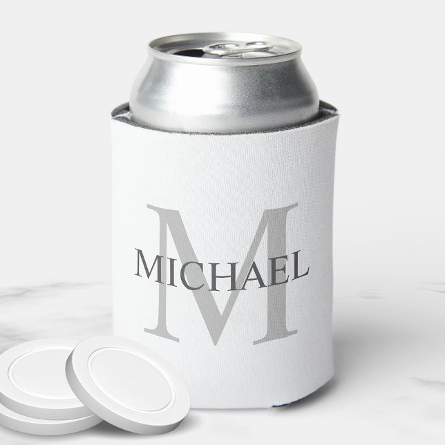 Personalised Monogram and Name Can Cooler (Creator Uploaded)
