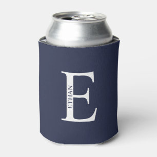 Personalised Monogram and Name Can Cooler