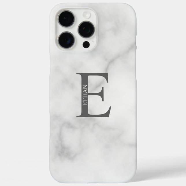 Personalised Monogram and Name Case-Mate iPhone Case (Back)