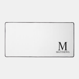 Personalised Monogram and Name Desk Mat