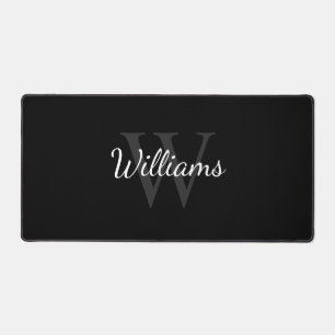 Personalised Monogram and Name Desk Mat