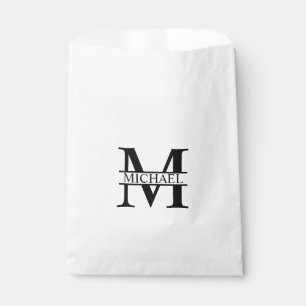 Personalised Monogram and Name Favour Bags