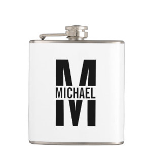 Personalised Monogram and Name Flask
