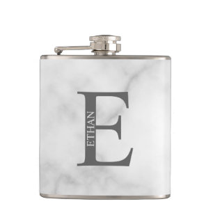 Personalised Monogram and Name Flask