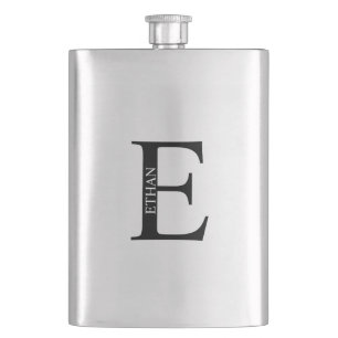 Personalised Monogram and Name Flask