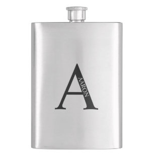 Personalised Monogram and Name Flask
