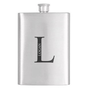 Personalised Monogram and Name Flask