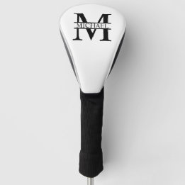 Personalised Monogram and Name Golf Head Cover