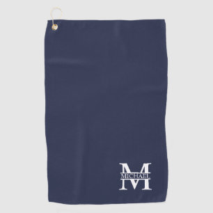 Personalised Monogram and Name Golf Towel