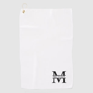 Personalised Monogram and Name Golf Towel