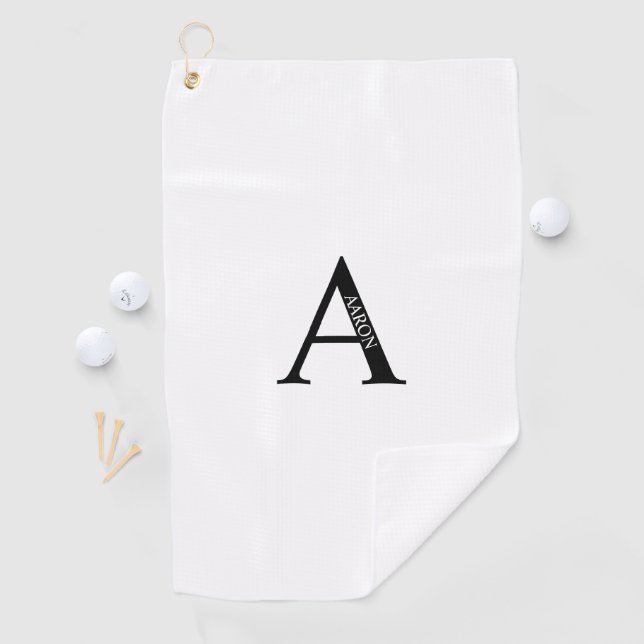 Personalised Monogram and Name Golf Towel (InSitu)